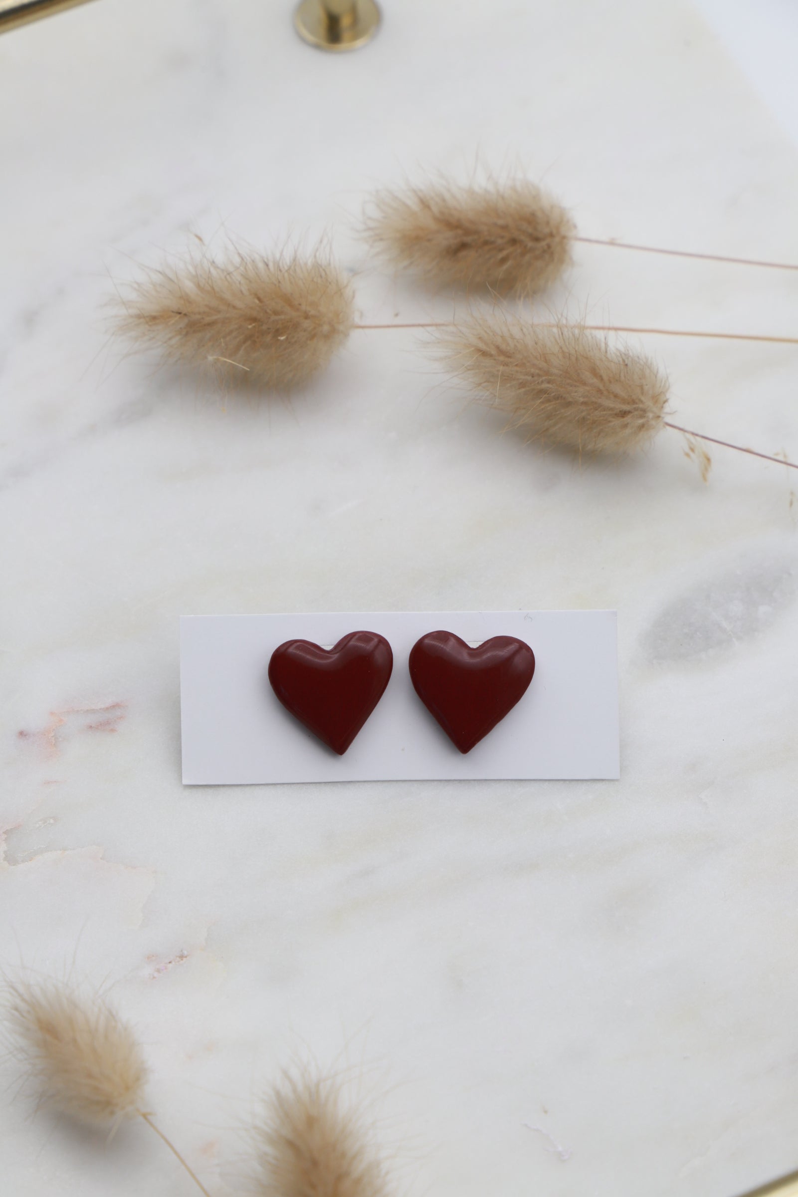 BOUCLES D’OREILLES LOVE ROUGES