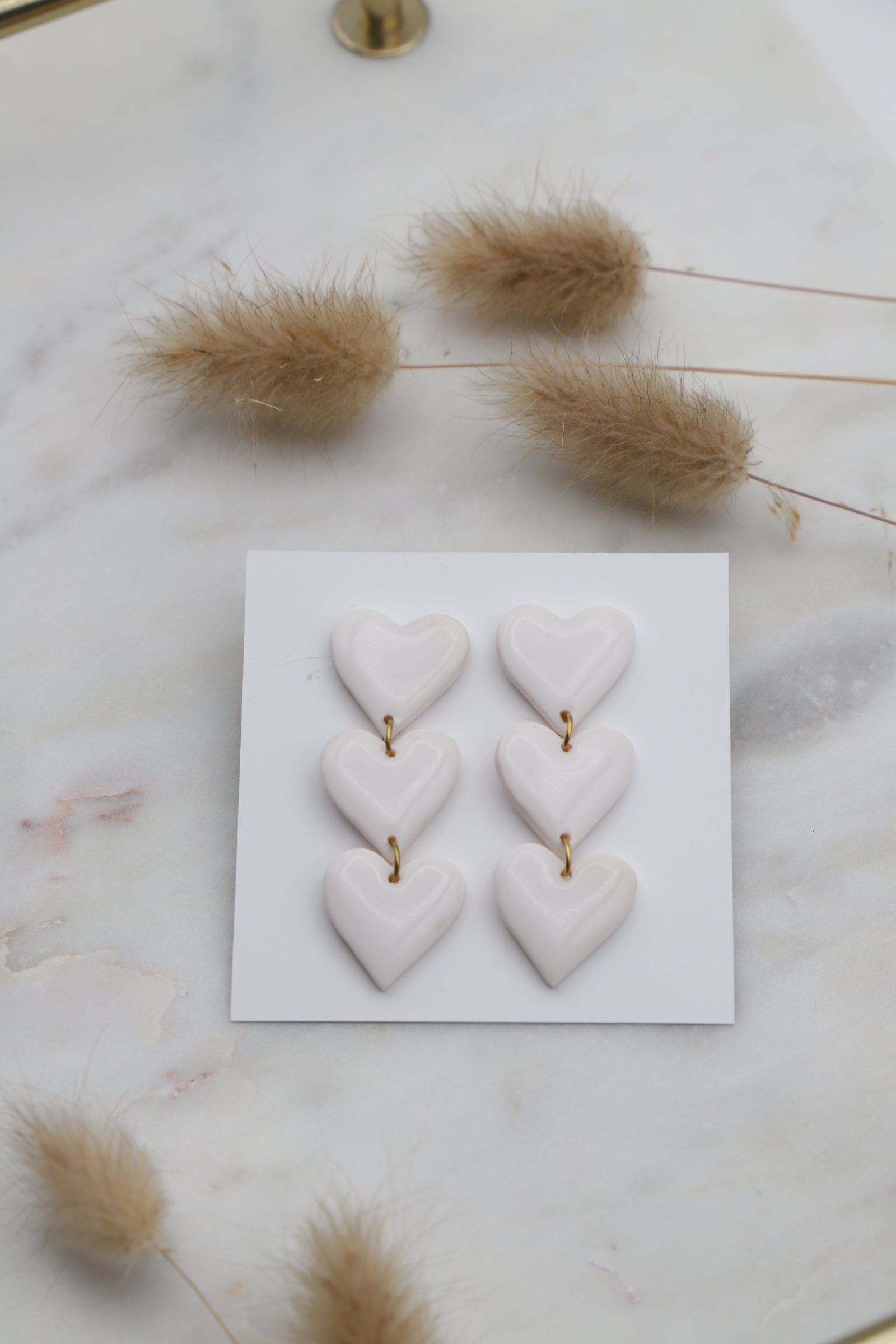 BOUCLES D’OREILLES VALENTINE BLANCHES
